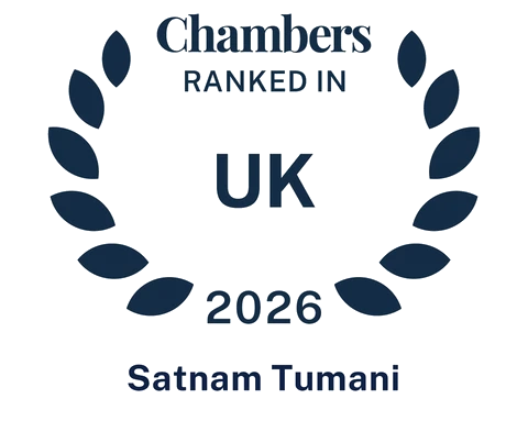 Chambers Ranked In UK 2026 – Satnam Tumani