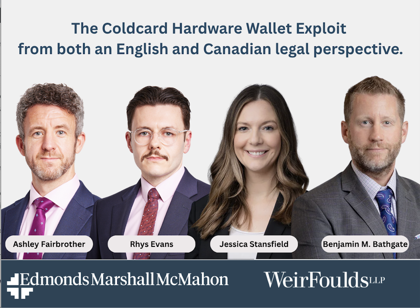 Coldcard wallet exploit legal recovery