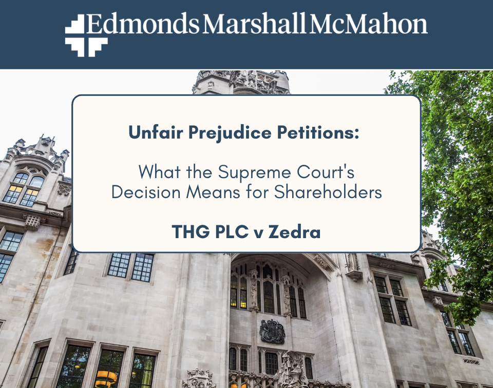 Unfair prejudice petitions minority shareholder rights